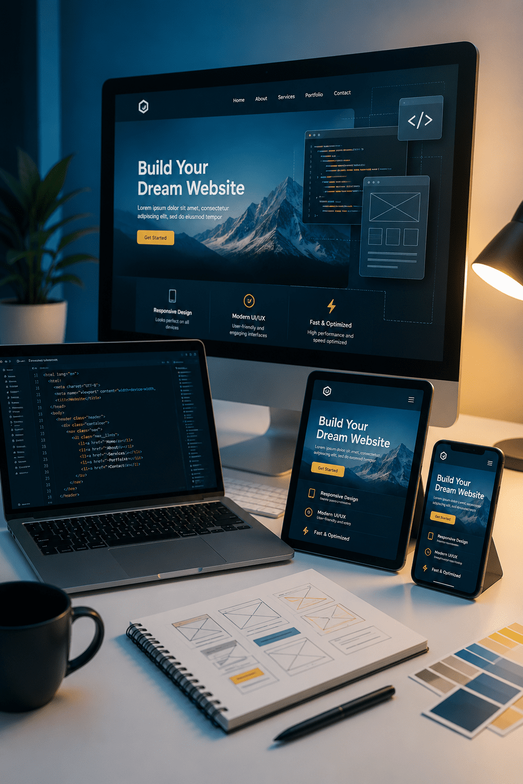 Responsive website design services for business growth.
