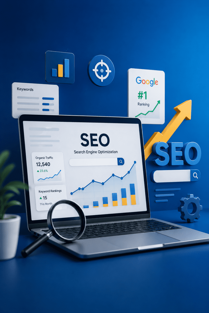 SEO services to improve Google search rankings.